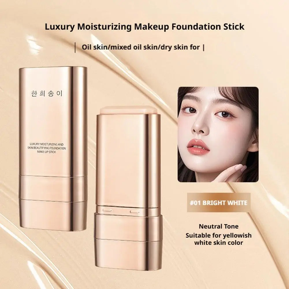 New Korean Double Ended Foundation Stick Portable Lightweight Long-lasting Moisturizing Hydrating Naturel Matte Fundation Makeup