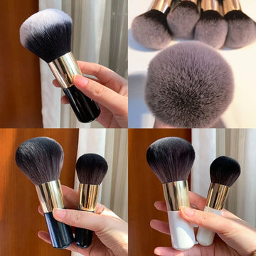Brush Large Small Fat Pier Foundation Mak-Up Brushes Bb Cream Mushroom Brush No Powder No Mark Foundation MakeUp Brush Black New