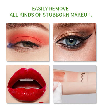 MISS ROSE Disposable Gently Off Removes Make-up Purifie Moisturizes Sensitive Skin Face Eyes Lips Avocado Makeup Remover Wipes